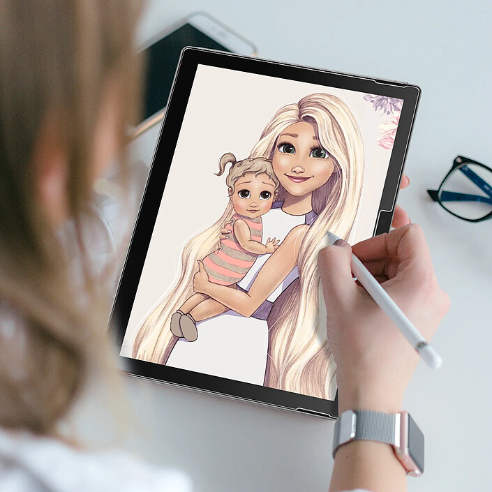 Avis Avizar Film Microsoft Surface Pro 7 12.3 / 6 / 5 / 4 avec Nano-revêtement Transparent