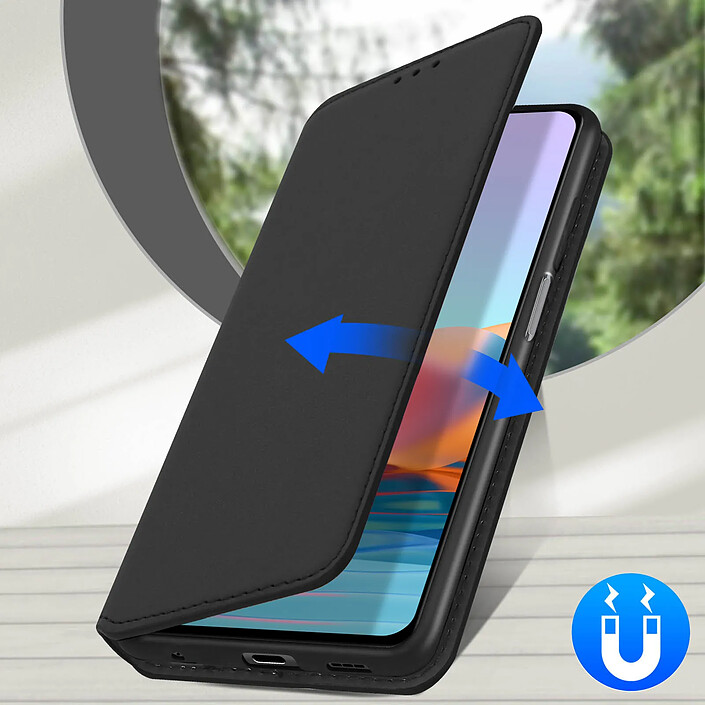 Acheter Avizar Housse pour Xiaomi Redmi Note 10 Pro Porte-cartes Fonction Support Vidéo
