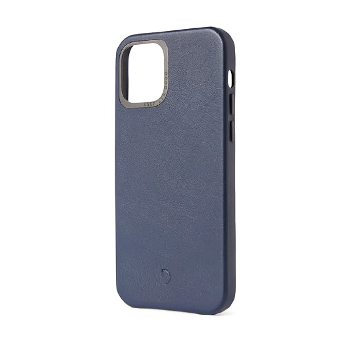 Decoded Coque en cuir pour iPhone 12 Mini Bleu