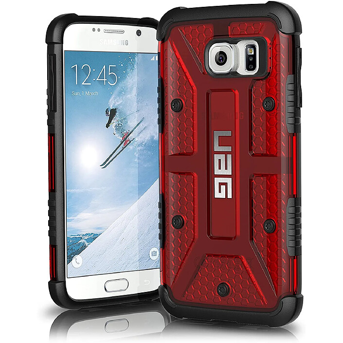 UAG Composite Case + Verre de protection Samsung Galaxy S6 Rouge