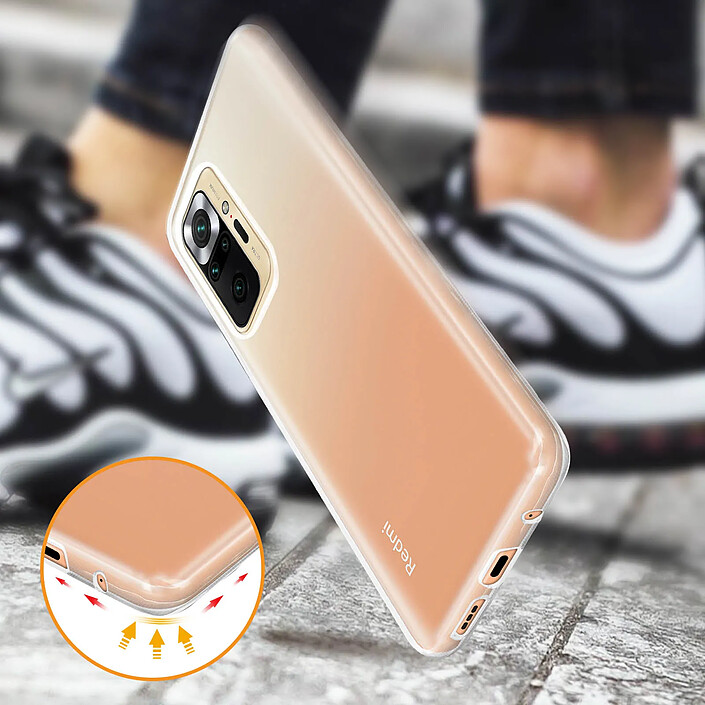Avis Avizar Coque pour Xiaomi Redmi Note 10 Pro Protection Flexible Fine et Légère Transparent