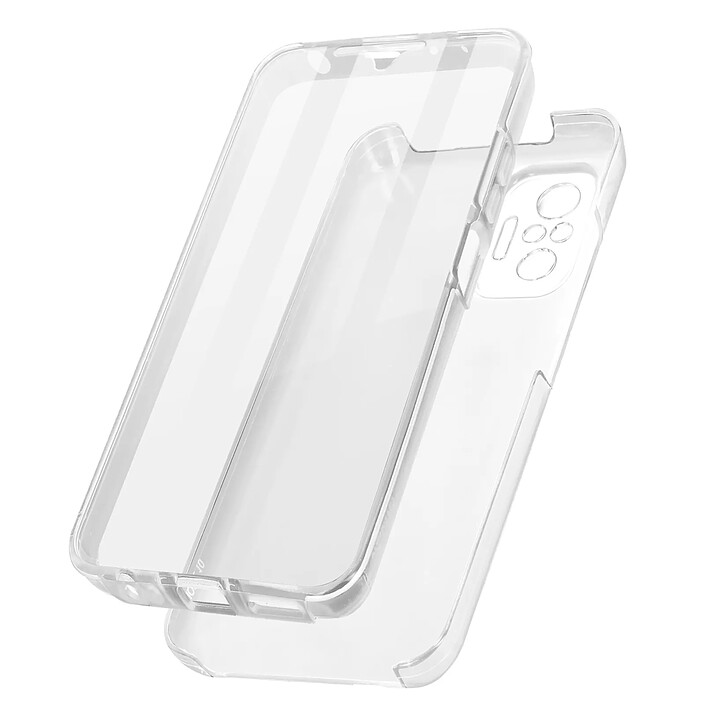Avizar Coque Xiaomi Redmi Note 10 Pro Arrière Rigide et Avant Souple