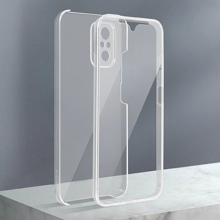 Avizar Coque Xiaomi Redmi Note 10 Pro Arrière Rigide et Avant Souple pas cher