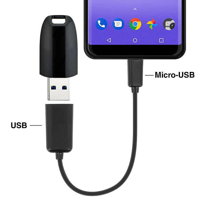 Acheter Avizar Adaptateur OTG Micro USB Vers USB Femelle Smartphone / Tablette