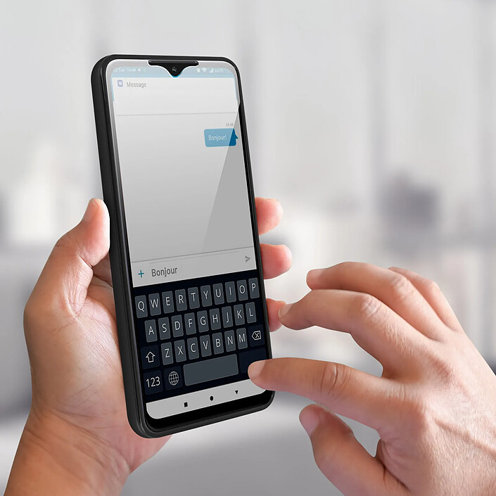 Acheter Avizar Coque pour Samsung Galaxy A32 Arrière Rigide et Avant Souple Noir