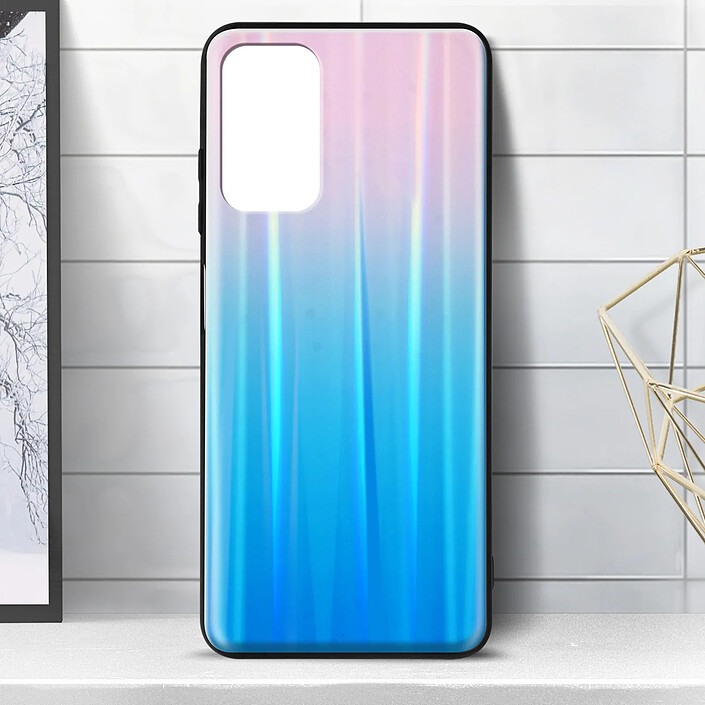 Avizar Coque pour Xiaomi Redmi 9T et Poco M3 Holographique Brillant Rose pas cher
