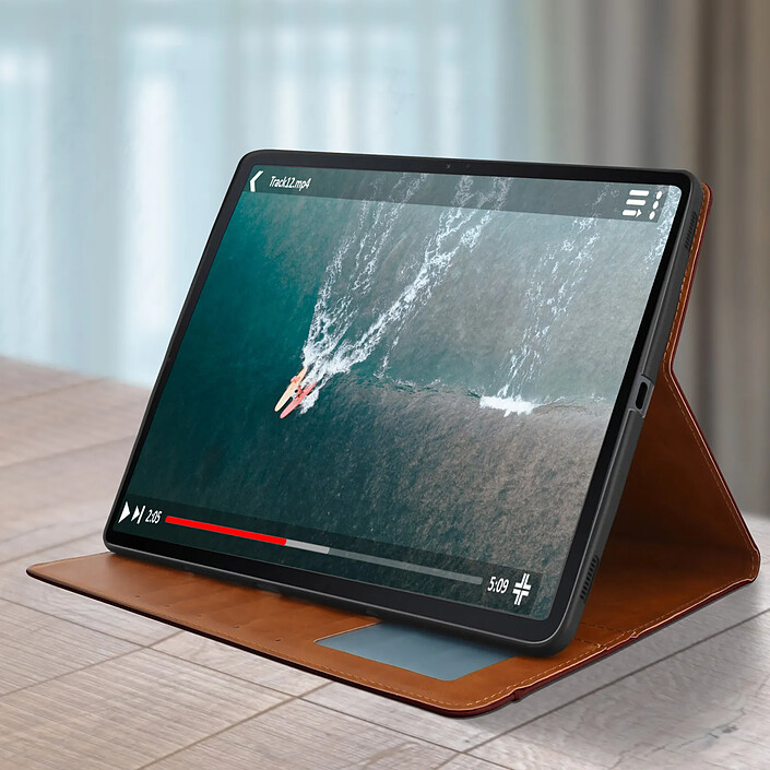 Avizar Étui pour Samsung Tab S7 FE Rangement Documents Porte-Cartes Support Vidéo pas cher