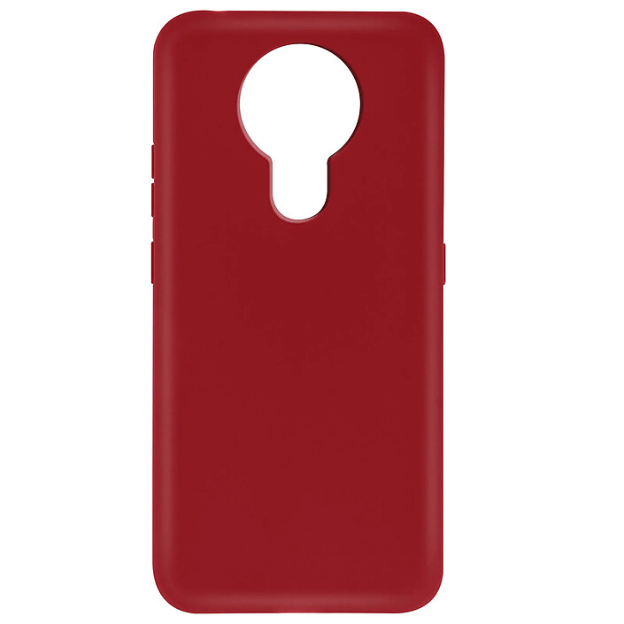 Avizar Coque pour Nokia 3.4 Flexible Antichoc Finition Mat Anti-traces Rouge