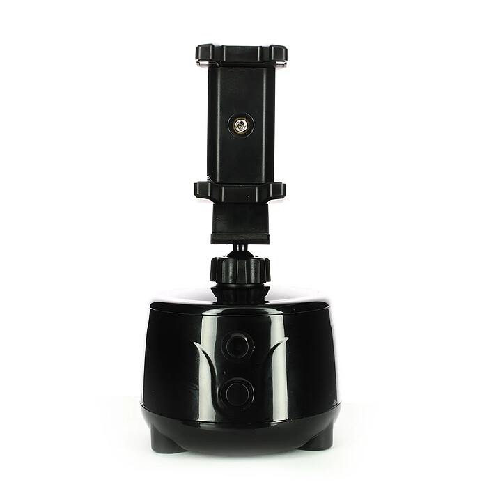 Avizar Stabilisateur Gimbal Smartphone Suivi de visage Rotatif 360° Base en silicone Noir