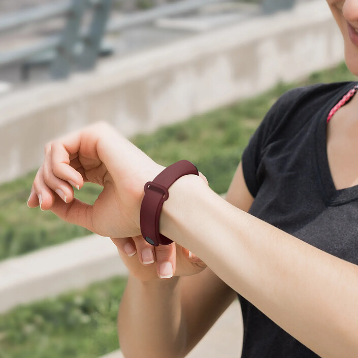 Acheter Avizar Bracelet Sport pour Xiaomi Mi Band 6 et 5 Silicone Soft-touch