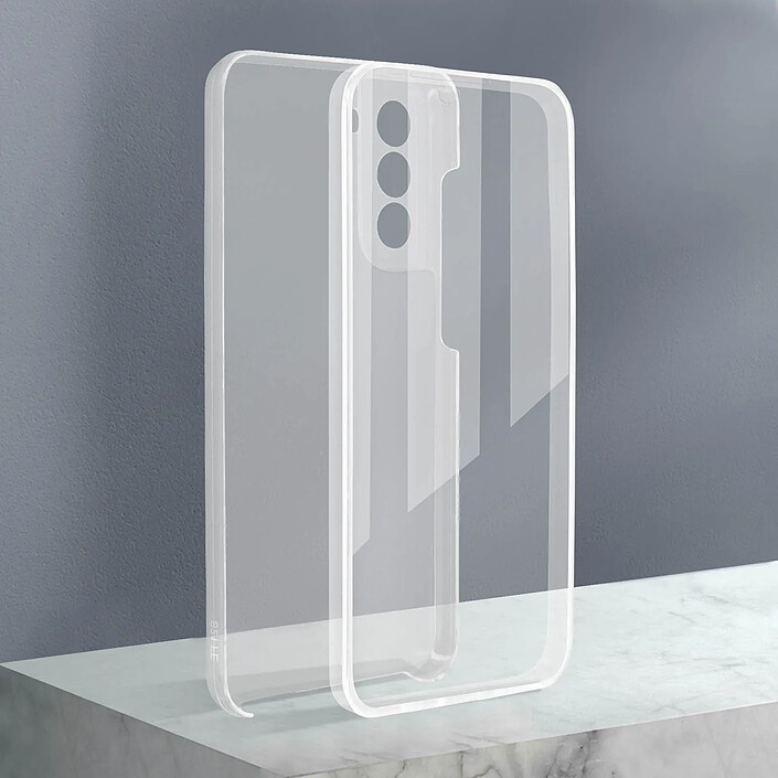 Avizar Coque Samsung Galaxy S21 FE Arrière Rigide et Avant Souple pas cher