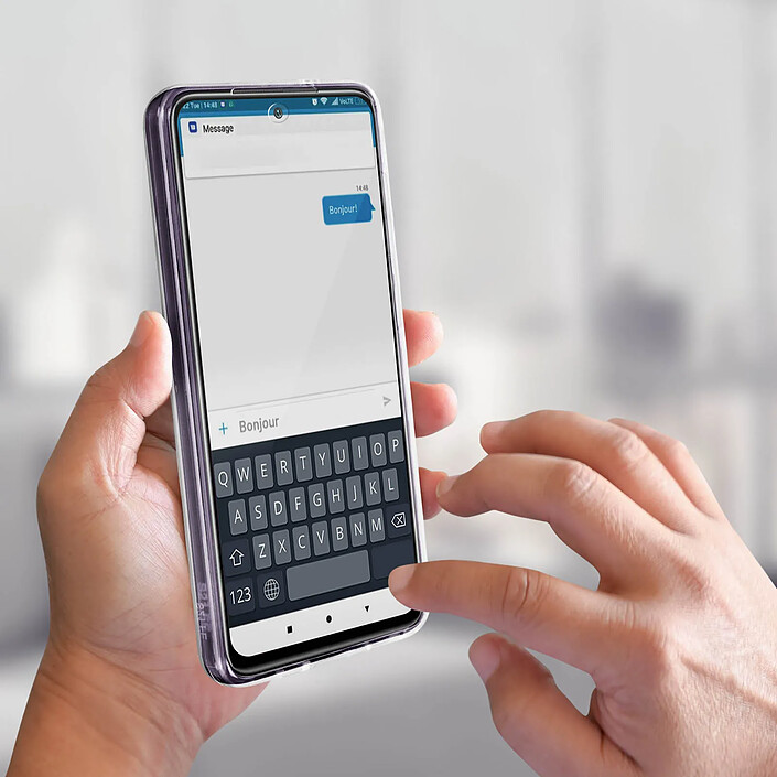 Acheter Avizar Coque Samsung Galaxy S21 FE Arrière Rigide et Avant Souple