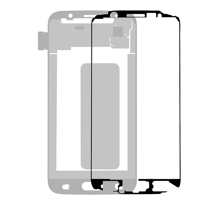 Clappio Adhésif Écran LCD pour Samsung Galaxy S6 Facile à installer Maintien solide pas cher