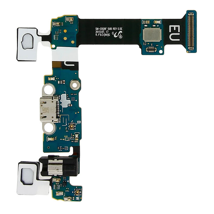 Avizar Nappe de charge avec prise Micro-USB + Micro + jack pour Samsung Galaxy S6 Edge Plus
