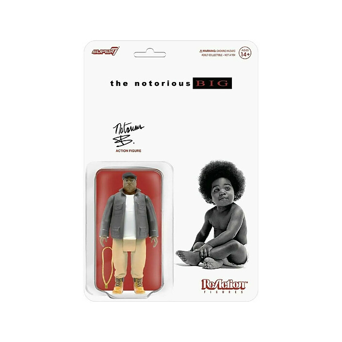 Notorious B.I.G - Figurine ReAction Notorious B.I.G 10 cm