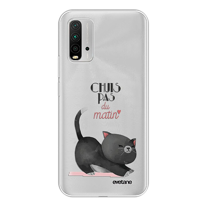 Evetane Coque Xiaomi Redmi 9T 360 intégrale transparente Motif Chuis pas du matin Tendance .