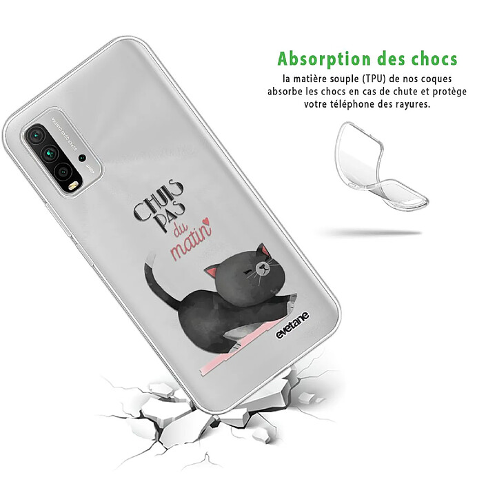 Avis Evetane Coque Xiaomi Redmi 9T 360 intégrale transparente Motif Chuis pas du matin Tendance .