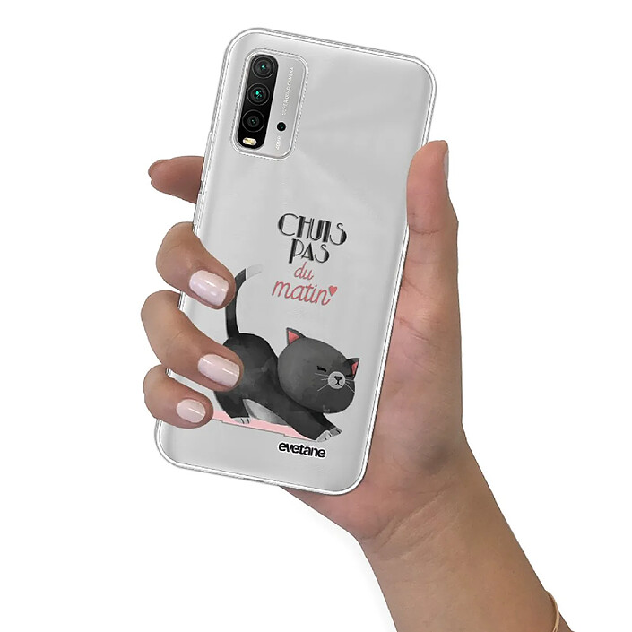 Evetane Coque Xiaomi Redmi 9T 360 intégrale transparente Motif Chuis pas du matin Tendance . pas cher