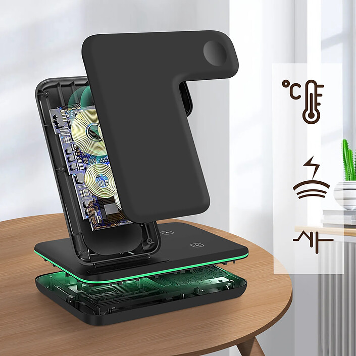 Acheter Avizar Dock de charge à induction pour iPhone, Apple Watch et AirPods Vertical