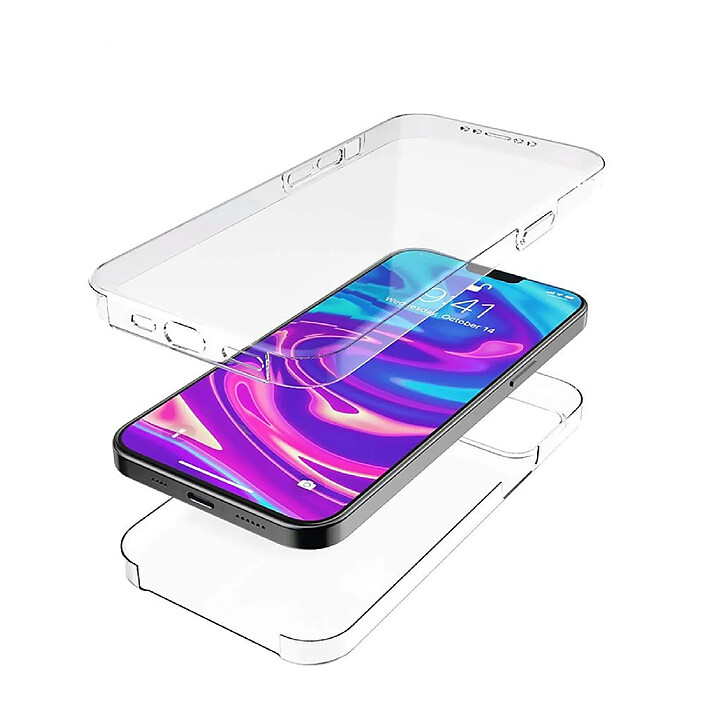 Avis Evetane Coque iPhone 13 Pro 360° intégrale protection avant arrière silicone transparente Motif