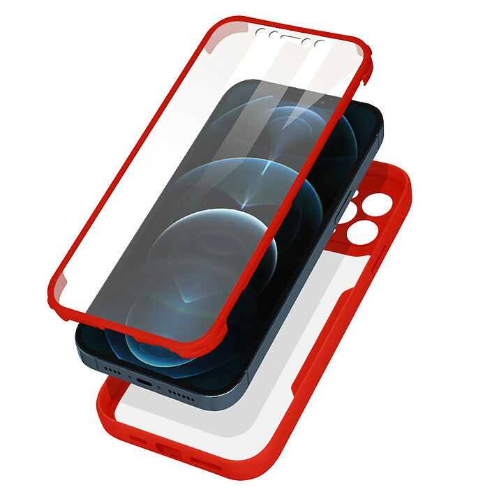 Avizar Coque 360 pour iPhone 12 Pro Max Dos Rigide Protection Écran Contour
