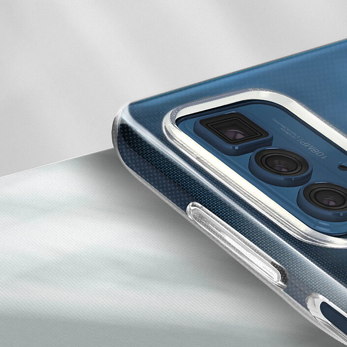 Avizar Coque Motorola Edge 20 Pro Souple et Film Verre Trempé 9H pas cher