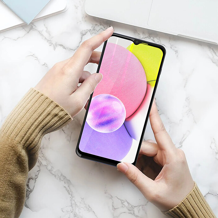 Avizar Protection d'Écran pour Galaxy A32 5G / A02s / A03s / A04e en Verre Trempé 9H pas cher
