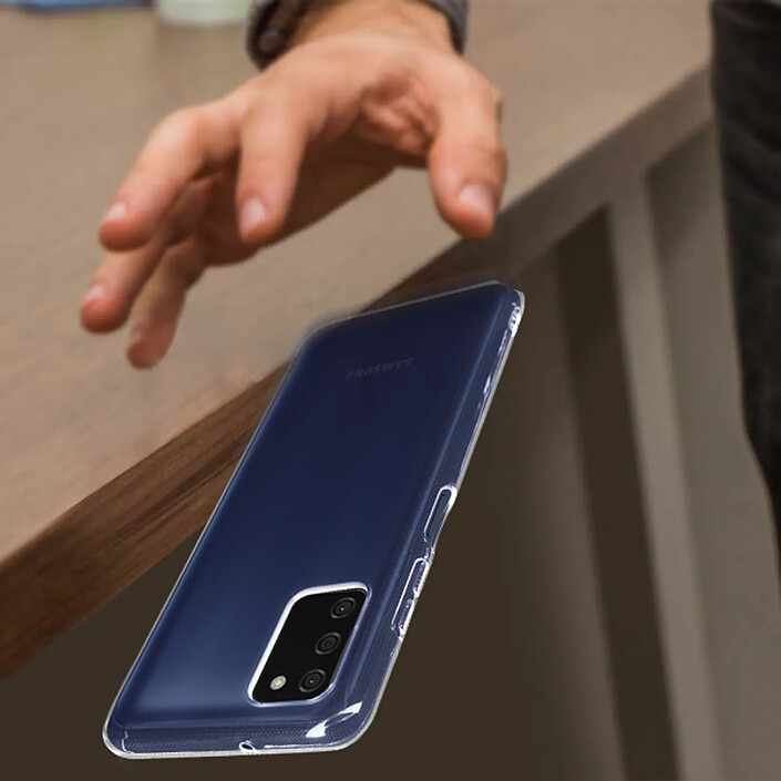 Avizar Coque Samsung Galaxy A03s Silicone Souple Ultra-Fin 0.3mm pas cher