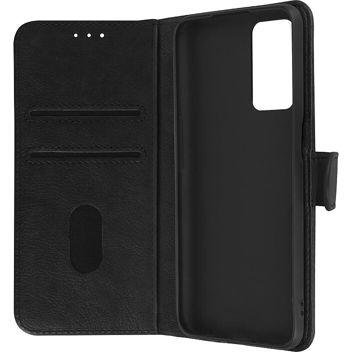 Avizar Housse Oppo A16 et A16s Clapet Portefeuille Fonction Support vidéo noir