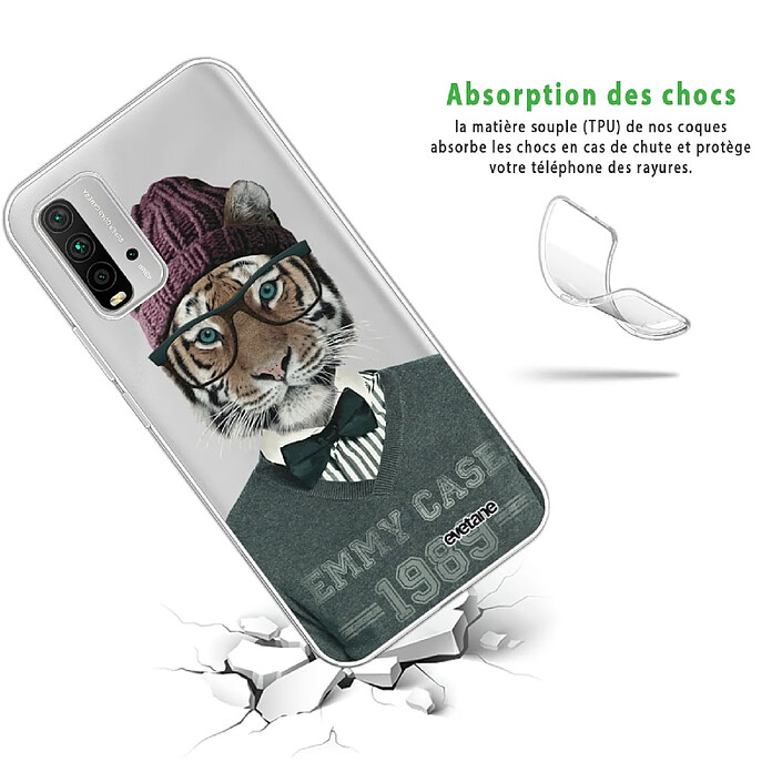 Avis Evetane Coque Xiaomi Redmi 9T 360 intégrale transparente Motif Tigre Fashion Tendance .