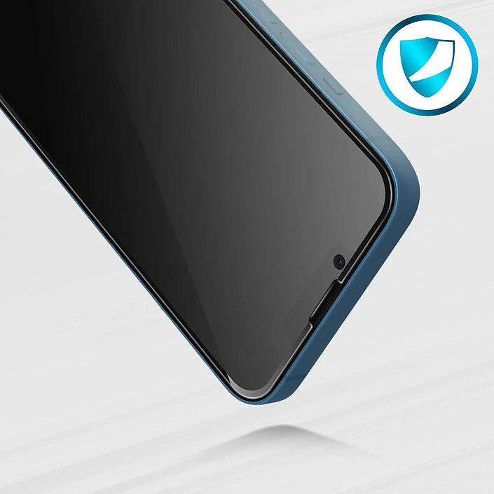 Avizar Verre trempé pour iPhone 13 Mini Dureté 9H Anti-explosion Transparent pas cher