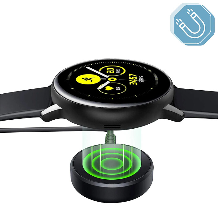 Acheter Avizar Câble de charge magnétique pour Samsung Galaxy Watch 4 et 3 Charge sécurisée Noir
