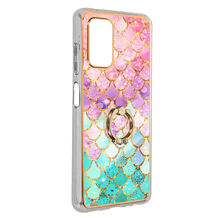 Avizar Coque pour Samsung Galaxy A32 5G Hybride Bague Maintien Motif Écaille