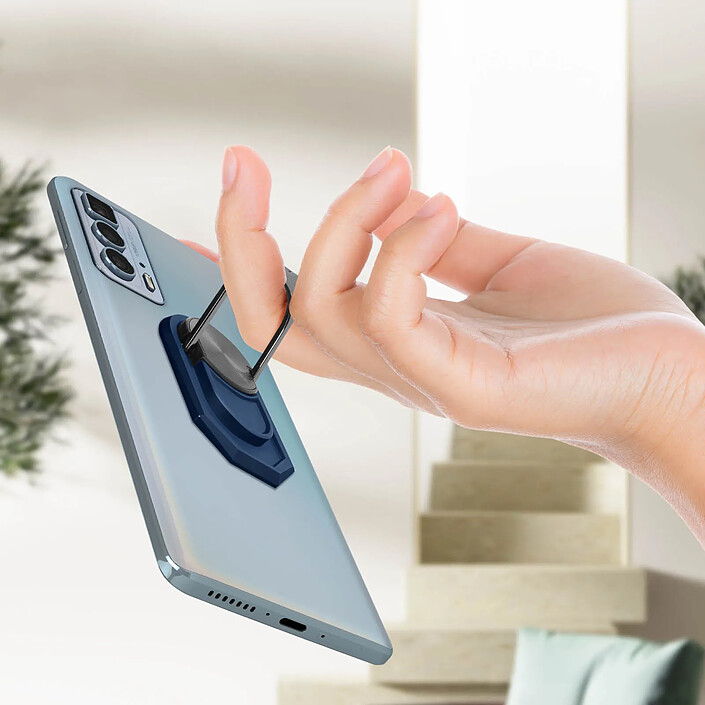 Acheter Avizar Bague De Support Smartphone Magnétique Et Rotatif Bleu nuit