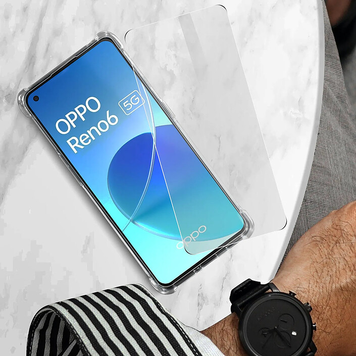 Acheter Avizar Pack Protection Oppo Reno 6 5G Coque Souple et Verre Trempé