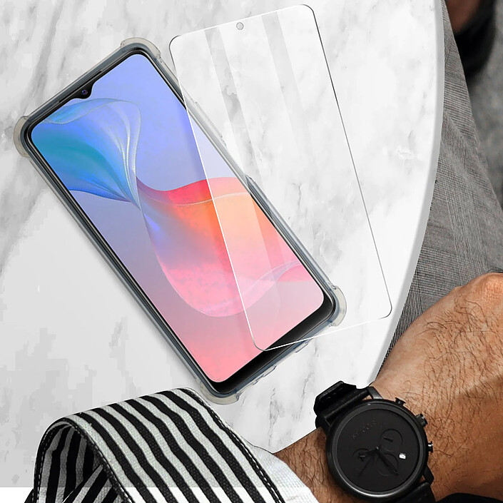 Acheter Avizar Pack Protection Vivo Y21, Y21s et Y33s Coque Souple et Verre Trempé