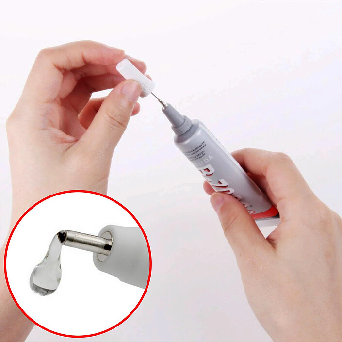 Avizar Colle de Remplacement et Réparation LCD, Vitre, Châssis 15 ml B-7000 pas cher