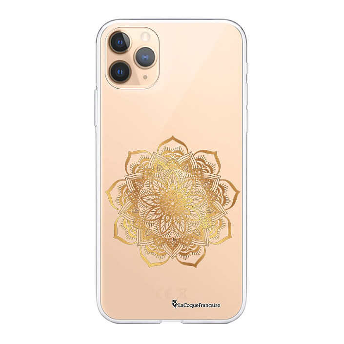 LaCoqueFrançaise Coque iPhone 11 Pro 360 intégrale transparente Motif Mandala Or Tendance .