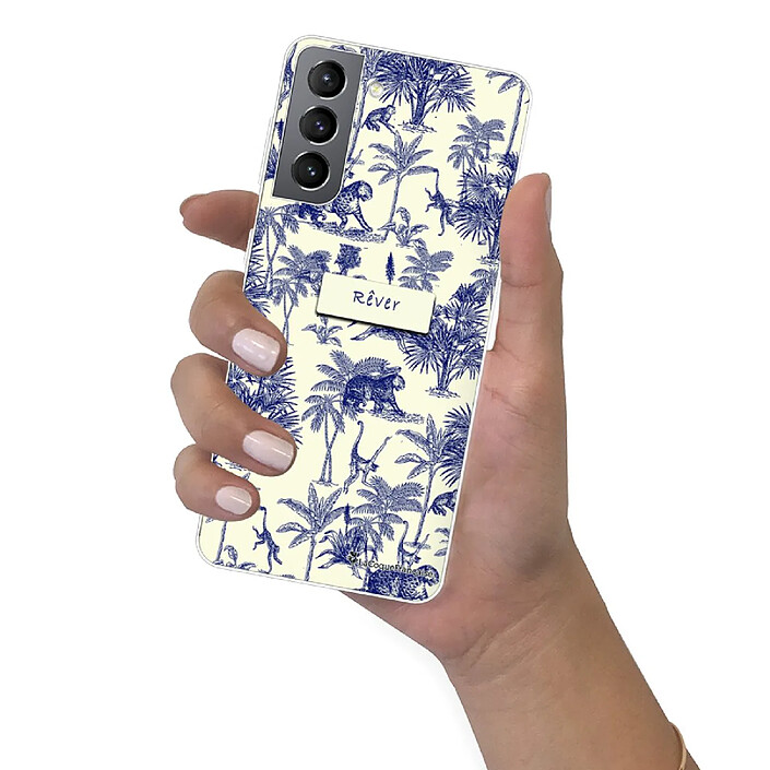 LaCoqueFrançaise Coque Samsung Galaxy S21 5G 360 intégrale transparente Motif Botanic Rêve Tendance . pas cher