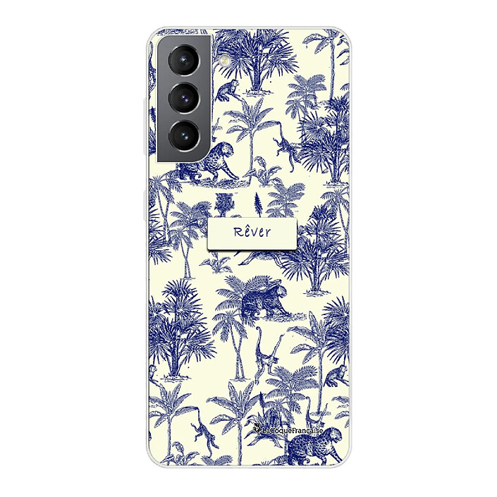 LaCoqueFrançaise Coque Samsung Galaxy S21 5G 360 intégrale transparente Motif Botanic Rêve Tendance .