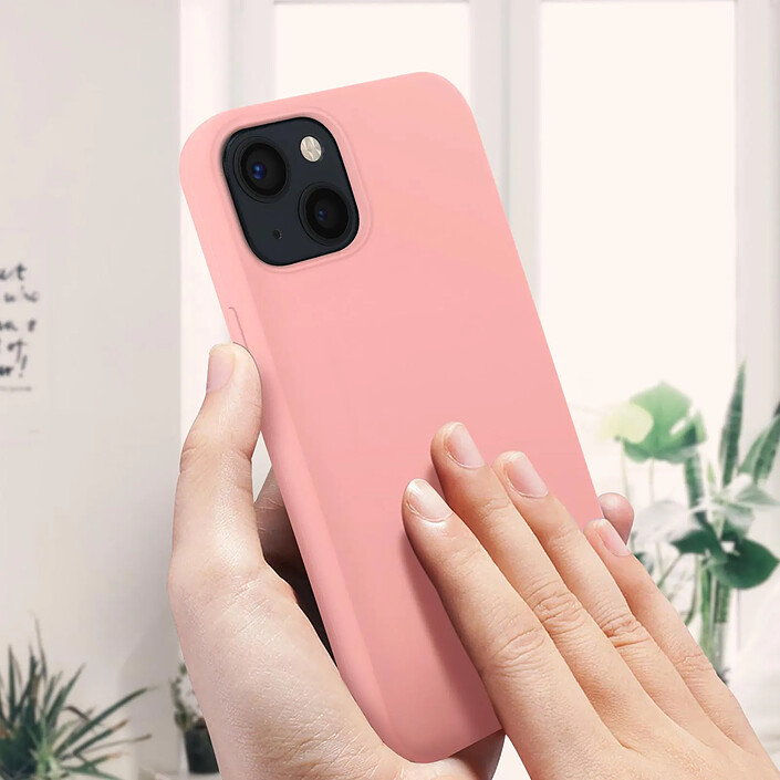 Acheter Avizar Coque pour iPhone 13 Mini Finition Soft-touch Silicone Semi-rigide Rose