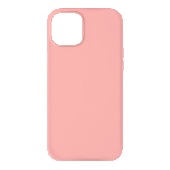 Avizar Coque pour iPhone 13 Mini Finition Soft-touch Silicone Semi-rigide Rose