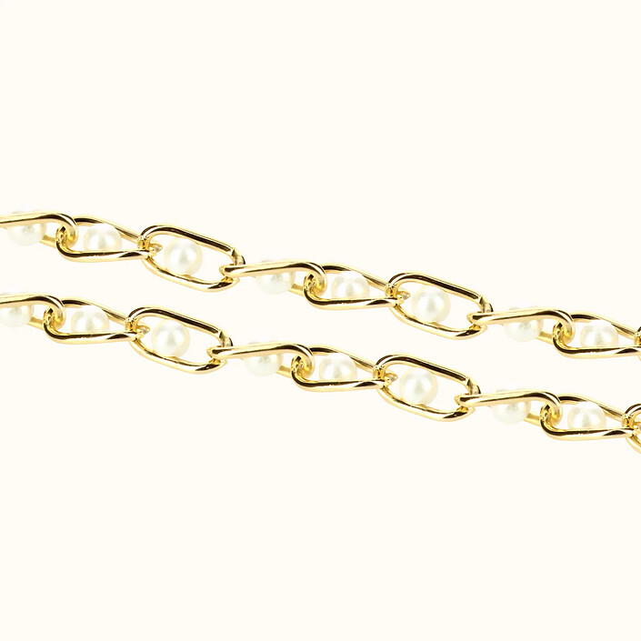 Avizar Bijou de Téléphone Chaîne Maille Perles Solide et Résistante 110cm pas cher