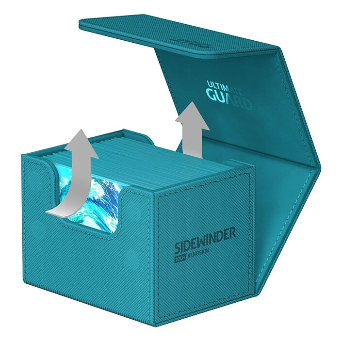 Ultimate Guard - Sidewinder 100+ XenoSkin Monocolor Bleu Pétrole pas cher