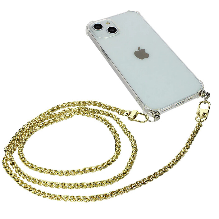 Avizar Bijou de Téléphone chaîne maille palmier 120cm