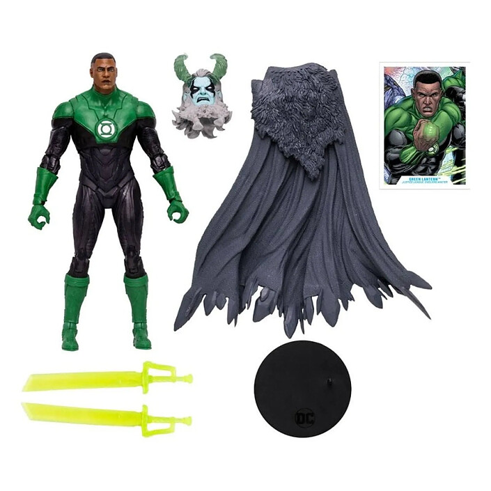 Avis DC Multiverse - Figurine Build A Green Lantern John Stewart Endless Winter 18 cm
