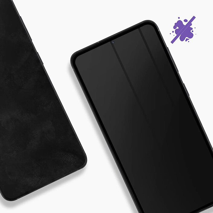Acheter Avizar Verre Trempé pour Samsung Galaxy S22 Dureté 9H Anti-traces Noir