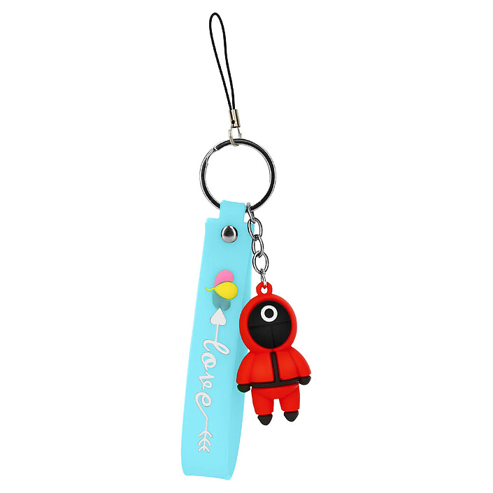 Avizar Porte-clé Dragonne Figurine Série Coréenne Squid Game Bracelet SoupleClair