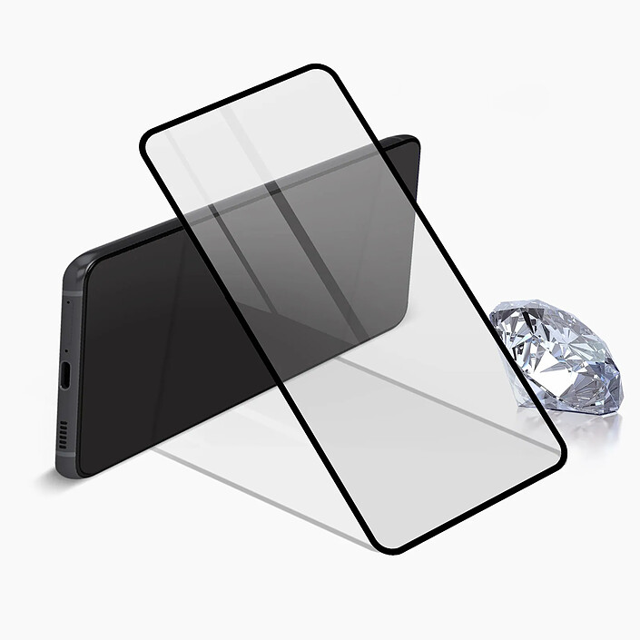 Avis Avizar Verre Trempé pour Samsung Galaxy S22 Dureté 9H Anti-traces Noir