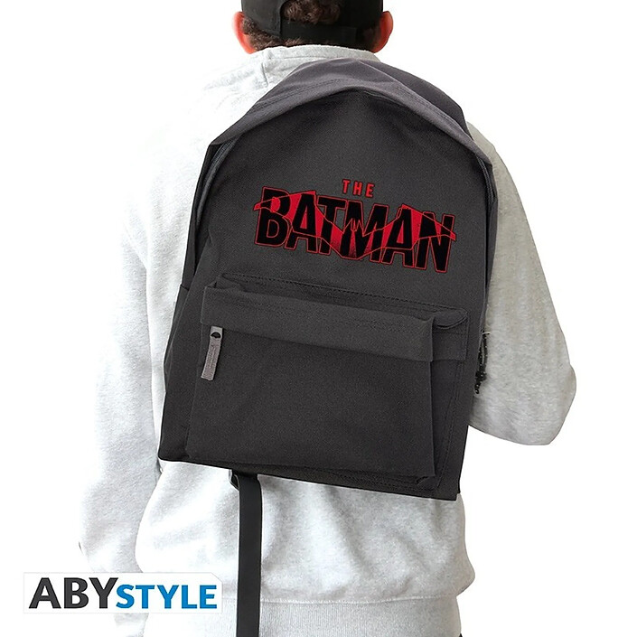 DC Comics - Sac à dos noir Logo The Batman pas cher